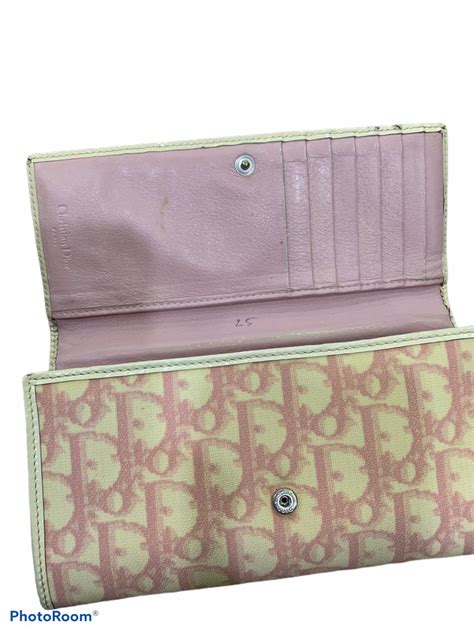 wallet for women dior|authentic christian Dior wallet.